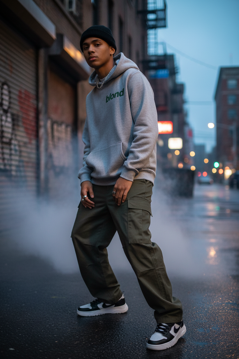 Frank Ocean Blond Retro Graphic Oversized Hoodie